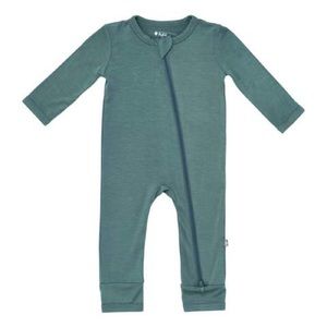 NIB Kyte Baby 12-18m Pine Zipper Romper